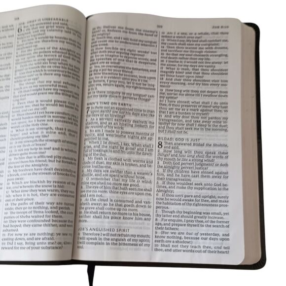 Thinline Bible Large Print Imitation Leather Red Letter Edition Thomas Nelson - Picture 7 of 16